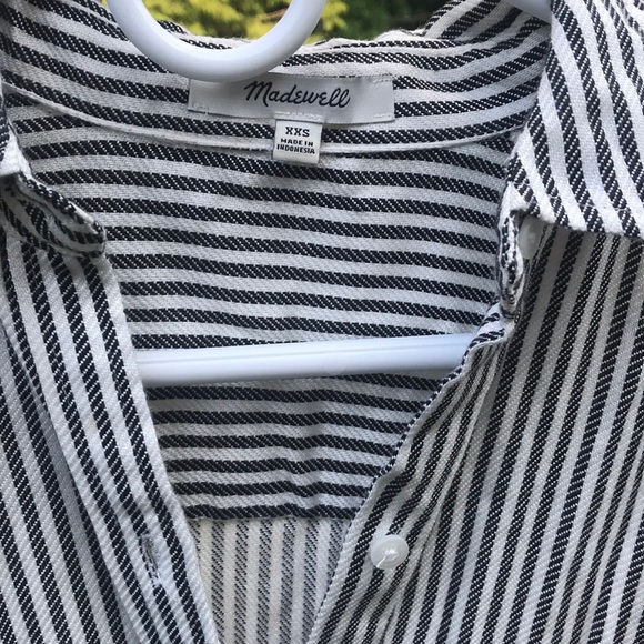 Madewell striped button down dress - Picture 2 of 3